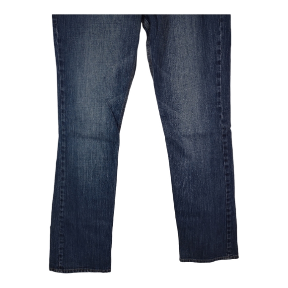 Maurices KELLI STRAIGHT Jeans Size 9/10 Long Stretch Denim Inseam 33 Dark Wash - Picture 10 of 12